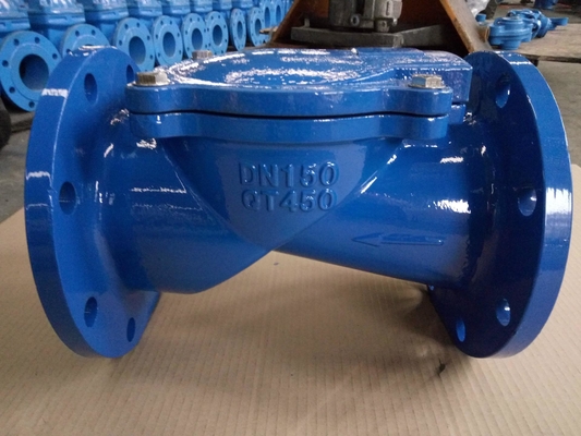 Katup Periksa Besi Ulet Cast DN50 Pn16 Ggg50 DIN Flanged Swing Check Valve