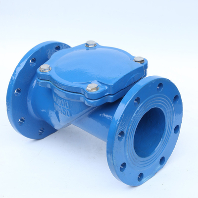 H44X-10 Besi Cor Swing Check Valve Nodular Flange Rubber Flapper Check Valve
