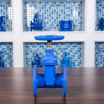 Ggg50 Din/En Dn 100 Gate Valve Flange Soft Seat Gate Valve Bukti Abrasi