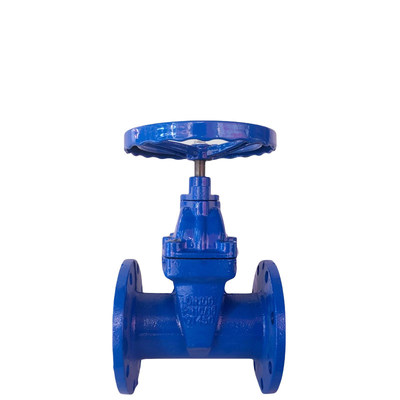 Karoseri besi lentur Roda tangan Soft Seal Rising Stem Resilient Gate Valve