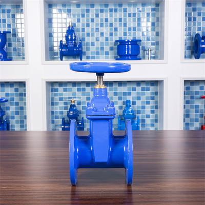 Handwheel Metal Seated Gate Valve F4 PN16 DN600 Flange Besi Ulet Berakhir