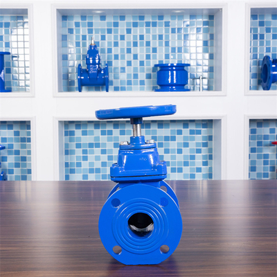 Air Gas Minyak F4 Lembut Sealing Gate Valve Dn 50 GGG50 Besi Cor PN10 PN16