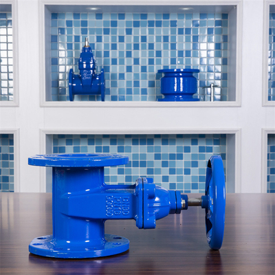 Gas Oil Dn80 Gate Valve Untuk Saluran Air F4 QT400 Soft Sealing GGG40
