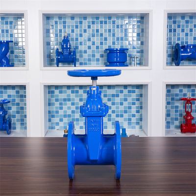 PN10 PN16 Soft Seal Gate Valve GGG40 Cast Iron F4 Gate Valve Air Gas Minyak