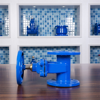 QT450 Resilient Seat Gate Valve Ggg50 Z45X Segel Lembut Standar Jerman