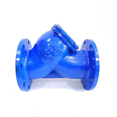 Ulet Cast Iron Flanged Y Type Strainer Filter Valves DN150 PN10 Limbah