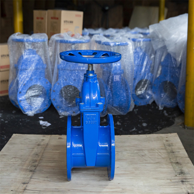 Besi Ulet Ggg40 Gate Valve Soft Seal Air Limbah DN200 DN150 QT400