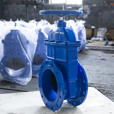PN10 PN16 Katup Gerbang Suhu Tinggi GGG50 Besi Ulet Dn300 Gate Valve