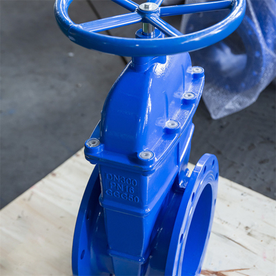 QT450 Katup Gerbang Besi Ulet DN300 PN16 Katup Gerbang Suhu Tinggi