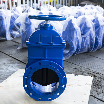 DN300 Sewage Gate Valve Besi Ulet QT450 QT400 Elastis Pn10 Gate Valve