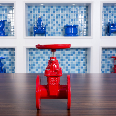 Suhu Tinggi PN16 Carbon Steel Gate Valve Elastis GGG50 GGG40 Air Limbah