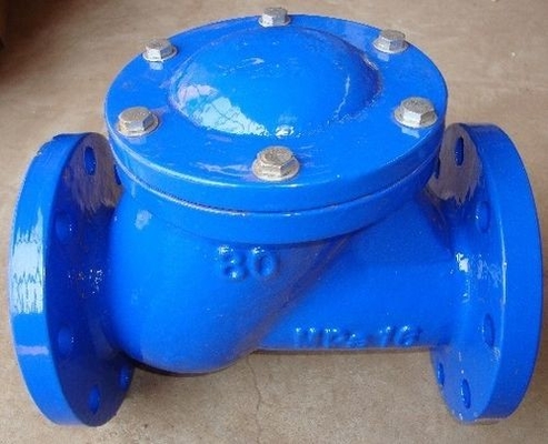 Ggg40 Katup Periksa Ayun Besi Ulet DN400 PN16 Katup Periksa Logam Cara Ganda