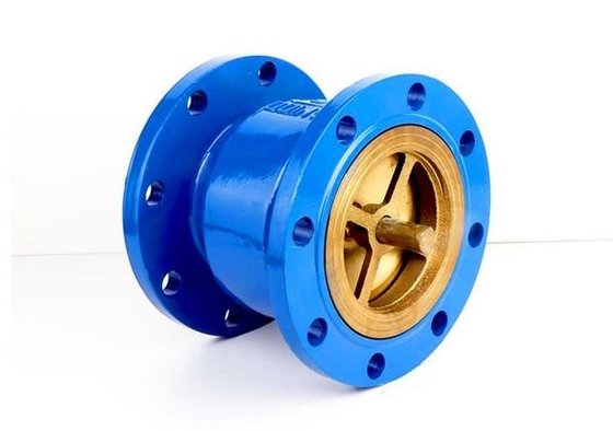 Katup Cek Senyap Besi Cor Horisontal Flange Backstop Katup Besi Ulet