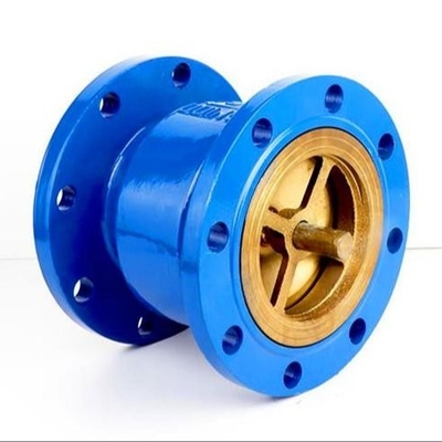Ggg40 Vertikal Muffler Check Valve PN16 DN100 Backstop Non Return Valve Flange Type