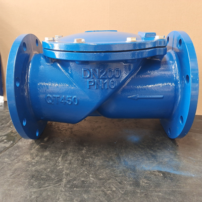 Katup Cek Alarm Basah Besi Ulet Flange Type DN50 Fire Protection Check Valve