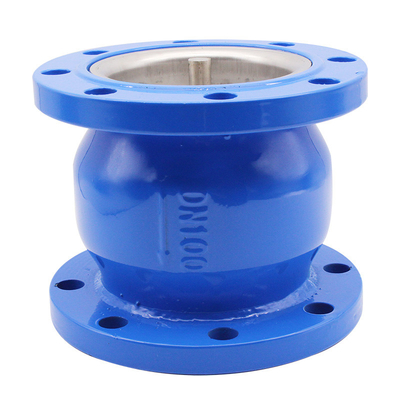 Katup Periksa Besi Cor Nodular Ulet DN50 Swing Wafer Rubber Disc Check Valve