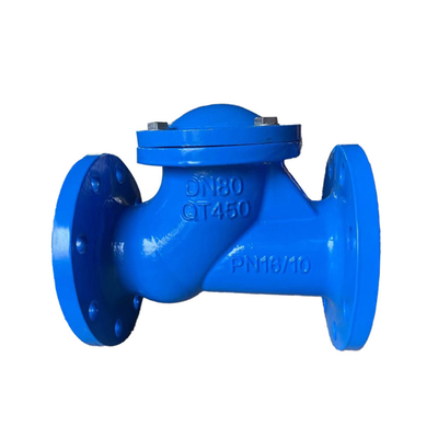 Katup Periksa Besi Cor Nodular Ulet DN50 Swing Wafer Rubber Disc Check Valve