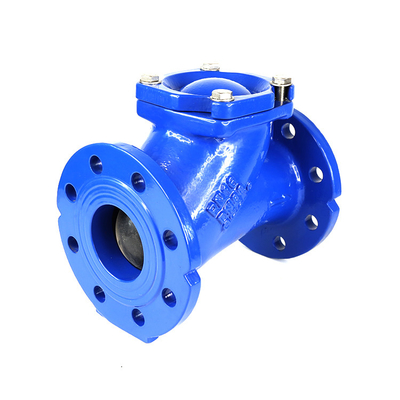 Bundor Flanged Swing Check Valve Bola Logam PN10 Float Type Check Valve