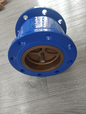 Muffler QT450 Flange Type Non Return Valve Membungkam Limbah PN10 PN16 Besi