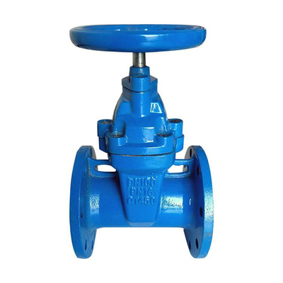 Dn50-Dn300 Ductile Iron Resilient Seated Gate Valve Untuk Limbah Dan Minyak