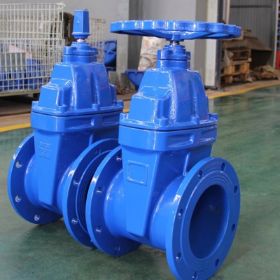 Dn150 Pn16 Ggg50 Flanged Sluice Valve Ulet Iron Sluice Valve 6 Inch