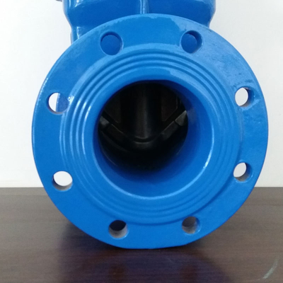 DN 300 Besi Ulet QT450 Karet Wedge Gate Valve Gear Dioperasikan P16 DIN Standar