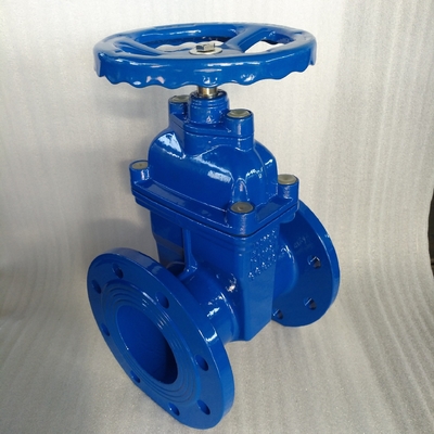 BS5163 GGG50 Soft Seal Gate Valve PN16 Besi Ulet DN100 DN150