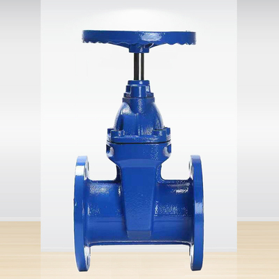 Ggg40 Pn10 Ulet Besi Non Rising Stem Gate Valve Untuk Pasokan Air Minum