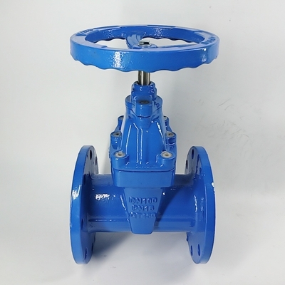 Ggg40 Pn10 Ulet Besi Non Rising Stem Gate Valve Untuk Pasokan Air Minum