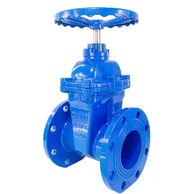 Qt450 Dn150 Pn16 Rising Stem Besi Ulet Katup Pintu Air Suhu Biasa