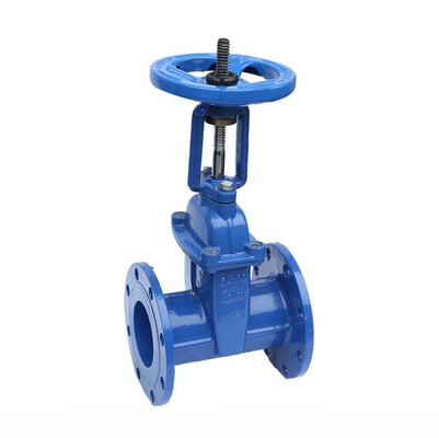 Pn10 DN20 Flang kursi elastis besi cor yang naik Stem Wedge Gate Valve