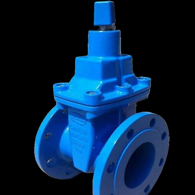 Pengendali Roda Resilient Seat Soft Seal Gate Valve Flange Connection