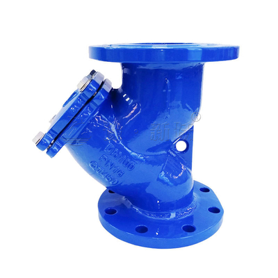 Tembaga yang lembut tipe Y penyaring double flange untuk air