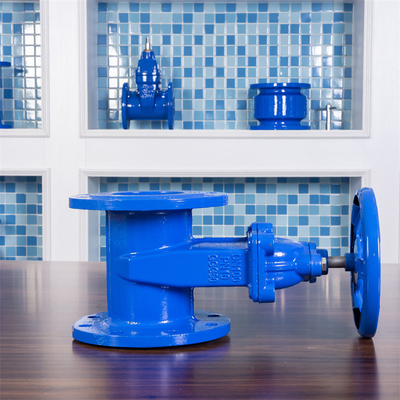 QT400 Cast Iron Cast Steel PN10 Dn50 Flange Gate Valve Untuk Air Banyak Warna