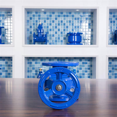 Pn16 Pn10 QT450 GGG40 Elastis Seat Gate Valve Threaded Handwheel Kawat Tembaga Dalam