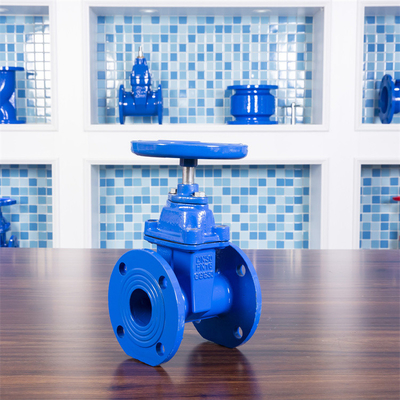 PN16 Besi Soft Seal Gate Valve GGG40 GGG50 DN50 Din F4 Gate Valve